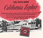 The famous California Zephyrs advertisement in old magazine